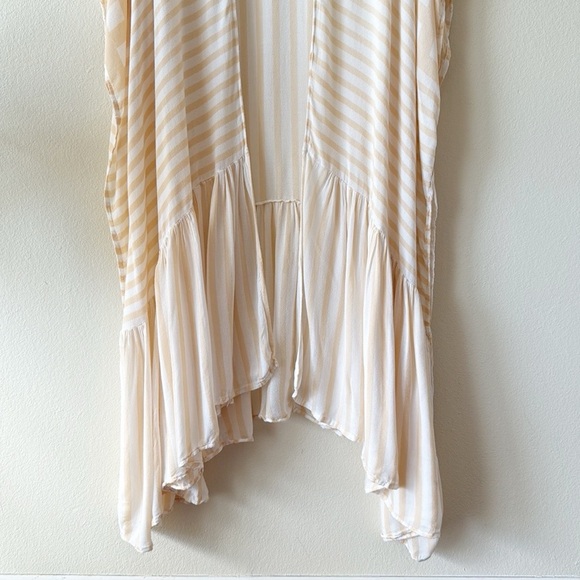 Free People Kenna Kimono Duster Boho Beach Cover Up Long Cardigan - Picture 5 of 12
